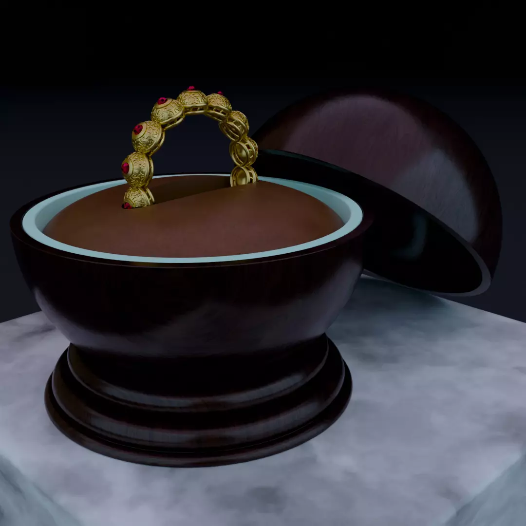 Jewerly installation 3D model 3D model_0