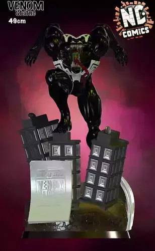 Venom Attack statue - NcComics