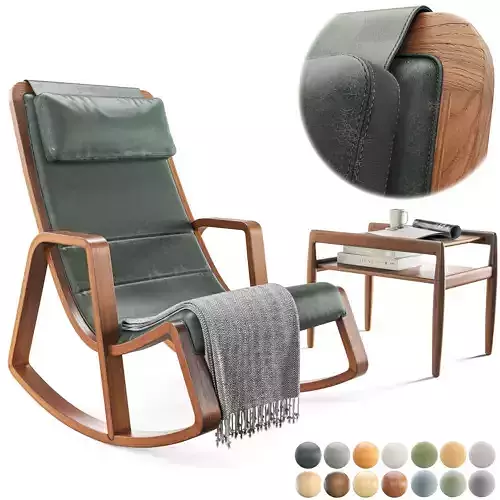 Tonton Rocking Chair and Uni Side Table 