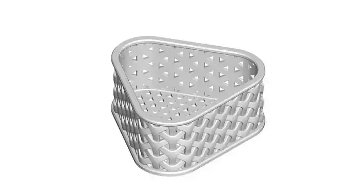 Wicker basket Triangle