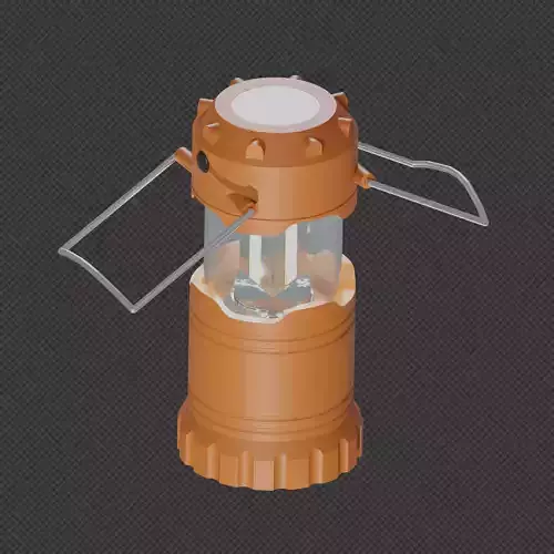 Battery-powered lantern 3D model