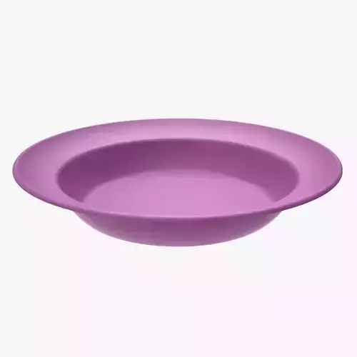 Printable Food Plate  3D print model