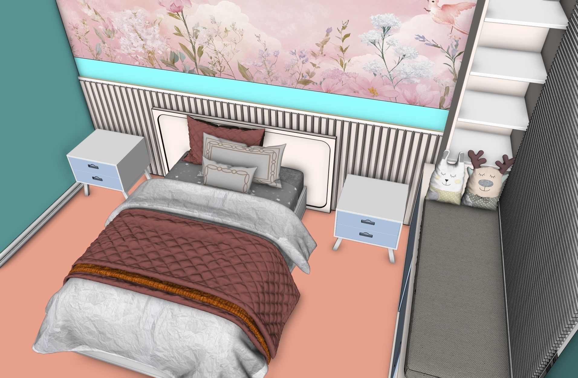 Amazing Children Room 3D Model 3D model_4