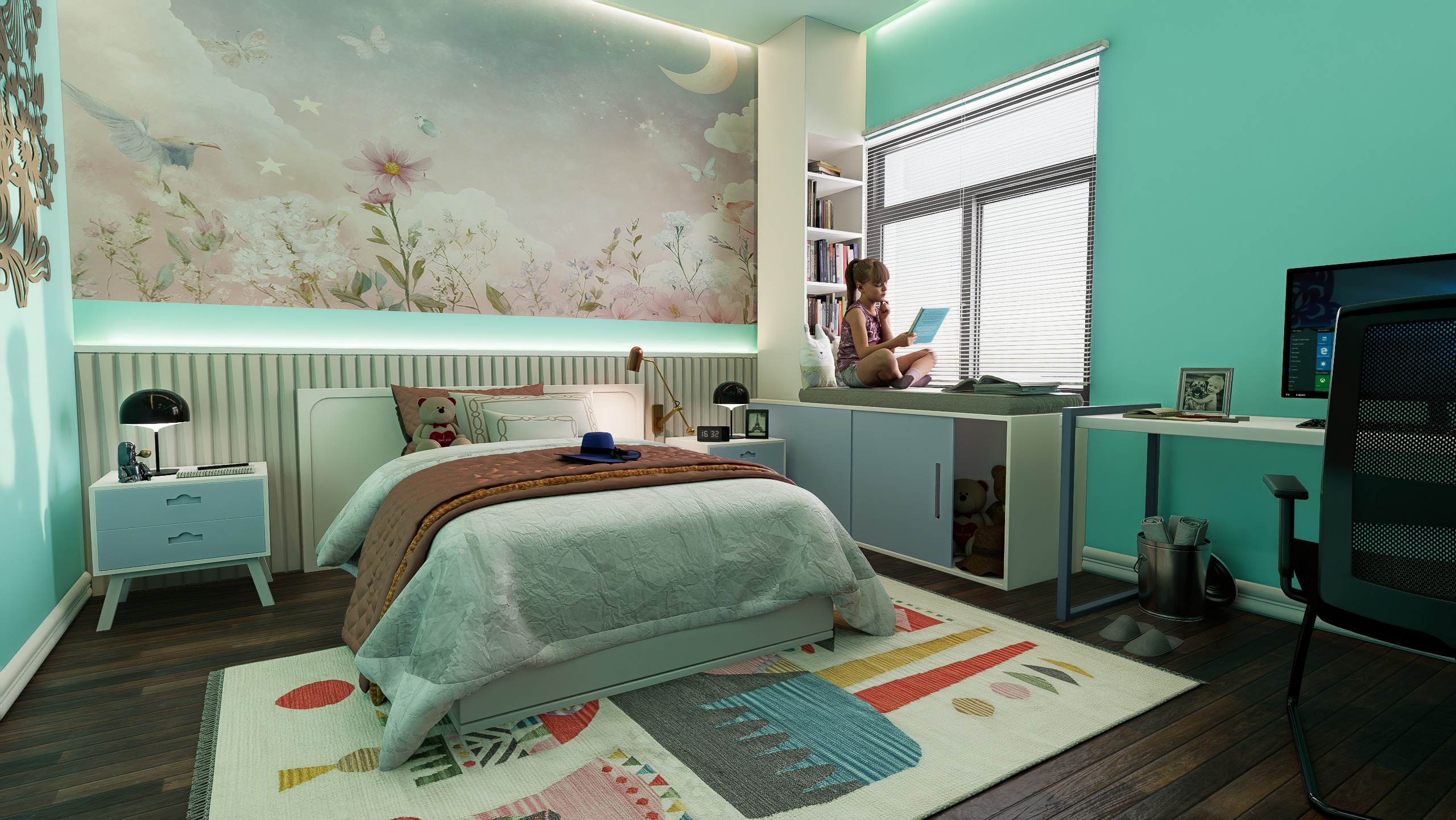 Amazing Children Room 3D Model 3D model_3