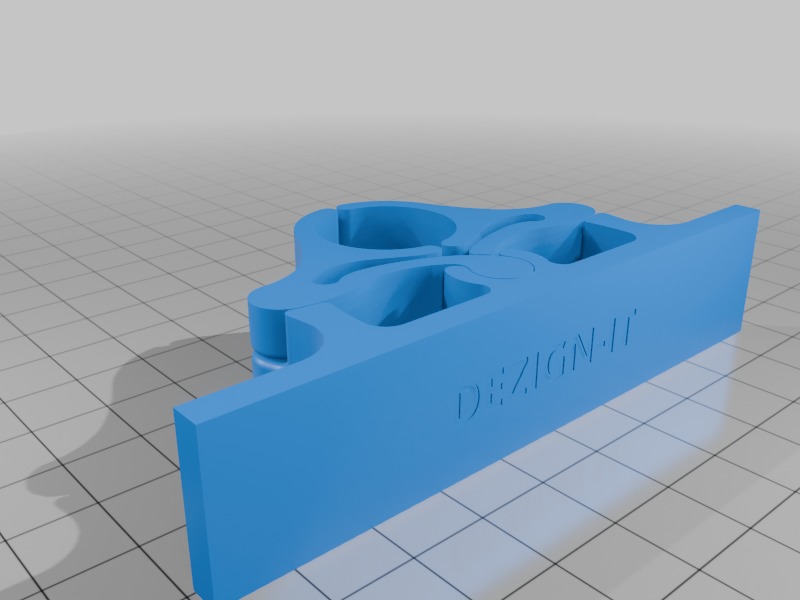 Broom Bracket 3D print model_7