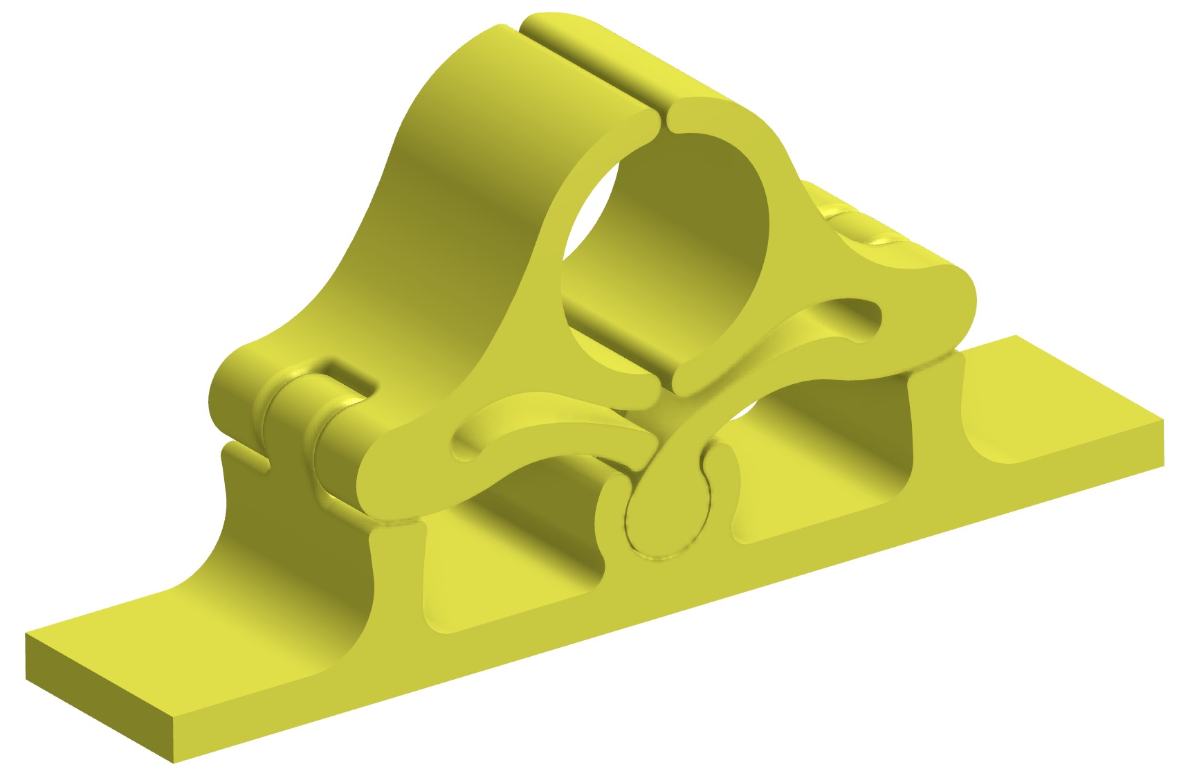 Broom Bracket 3D print model_5