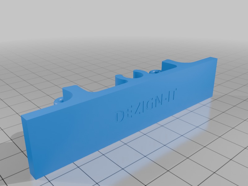 Broom Bracket 3D print model_11