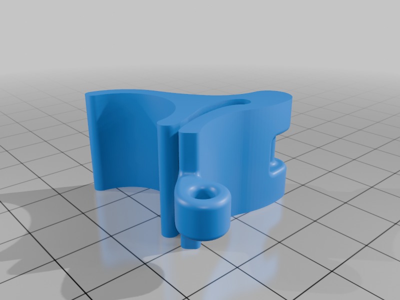 Broom Bracket 3D print model_8