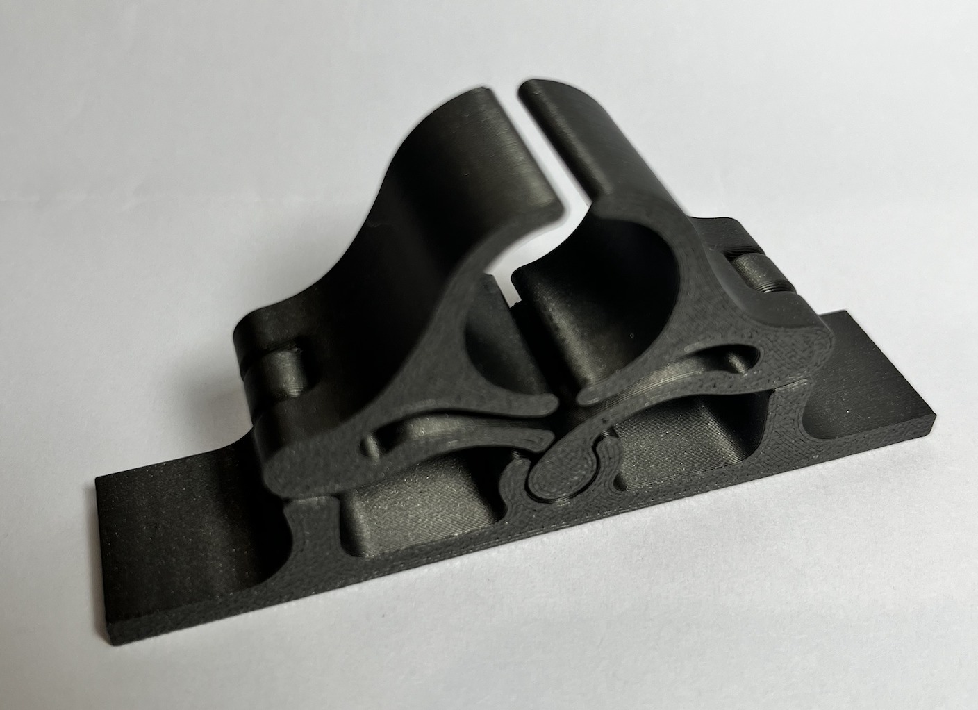 Broom Bracket 3D print model_2