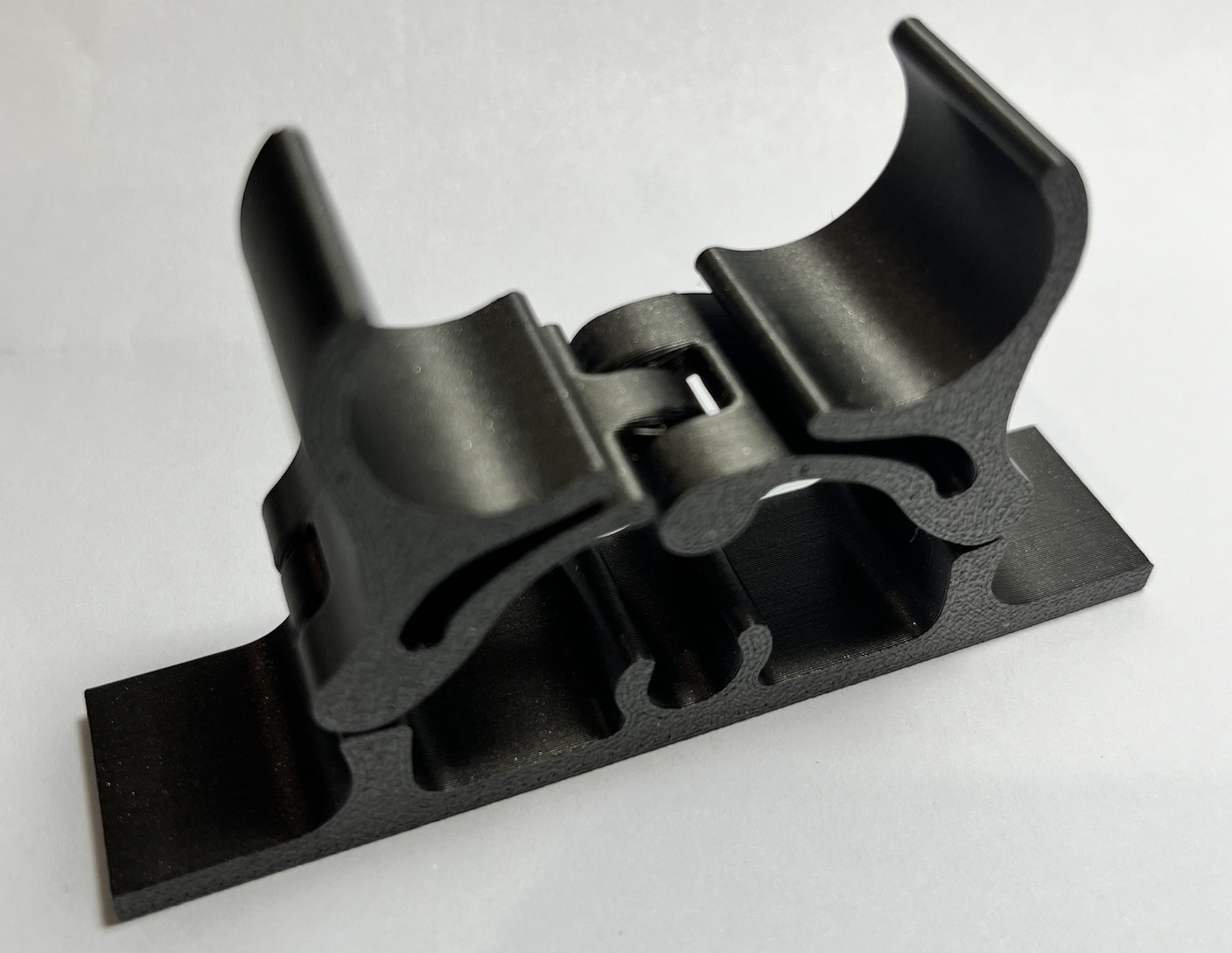 Broom Bracket 3D print model_1