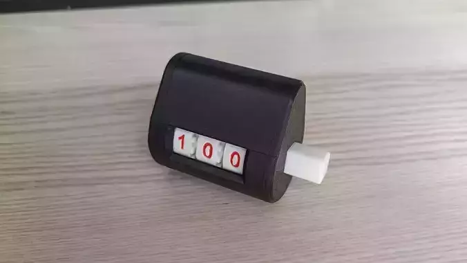 Mechanical number counter