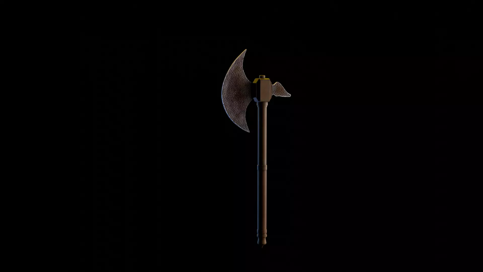 Battle Axe 3D model_0