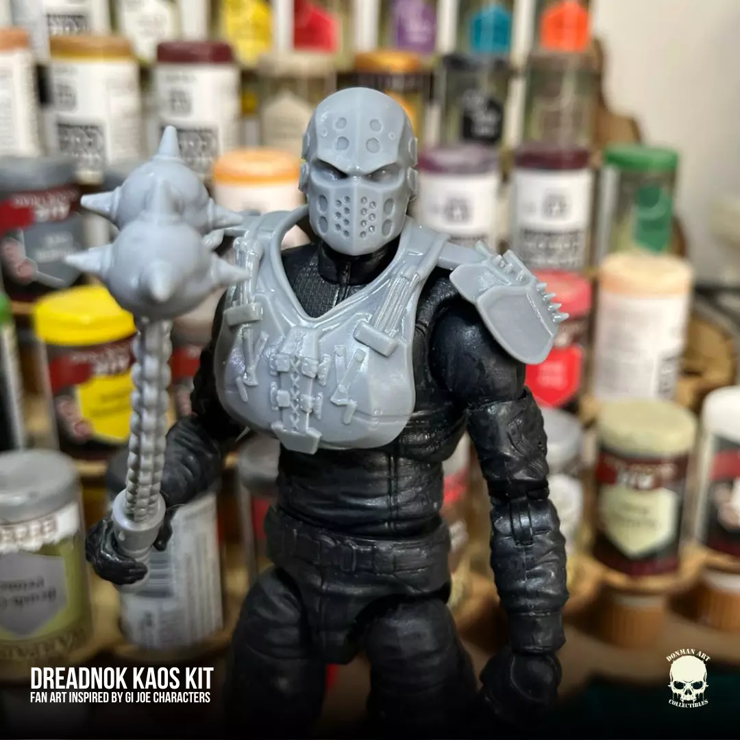 Kaos GI Joe Fan Art 3D printable File For Action Figures 3D print model_0