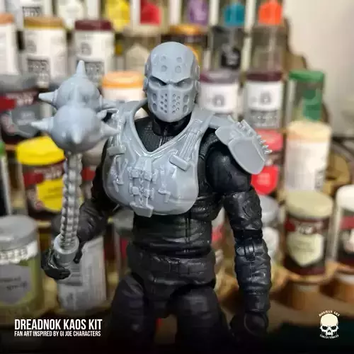Kaos GI Joe Fan Art 3D printable File For Action Figures 3D print model