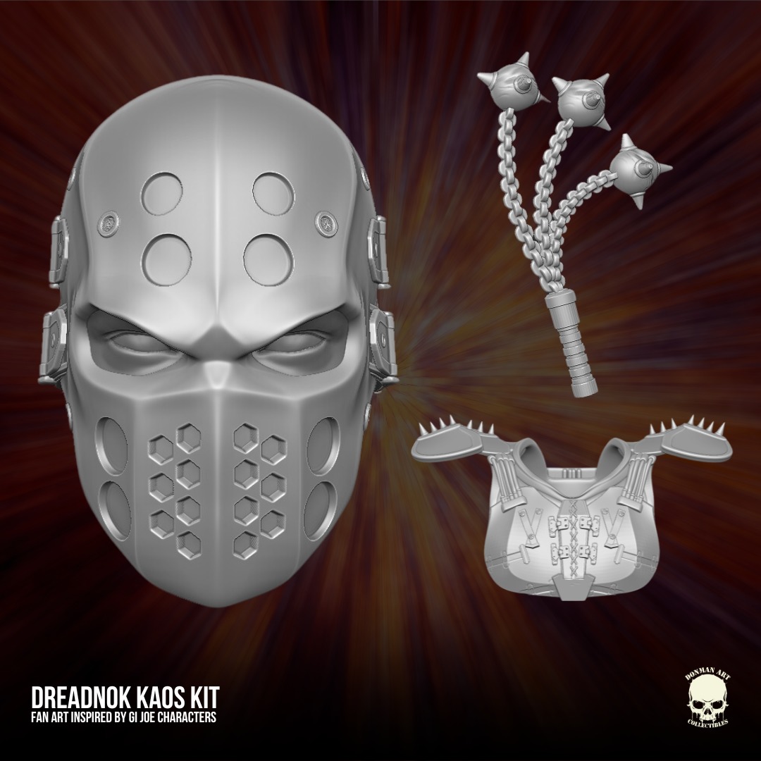 Kaos GI Joe Fan Art 3D printable File For Action Figures 3D print model_16