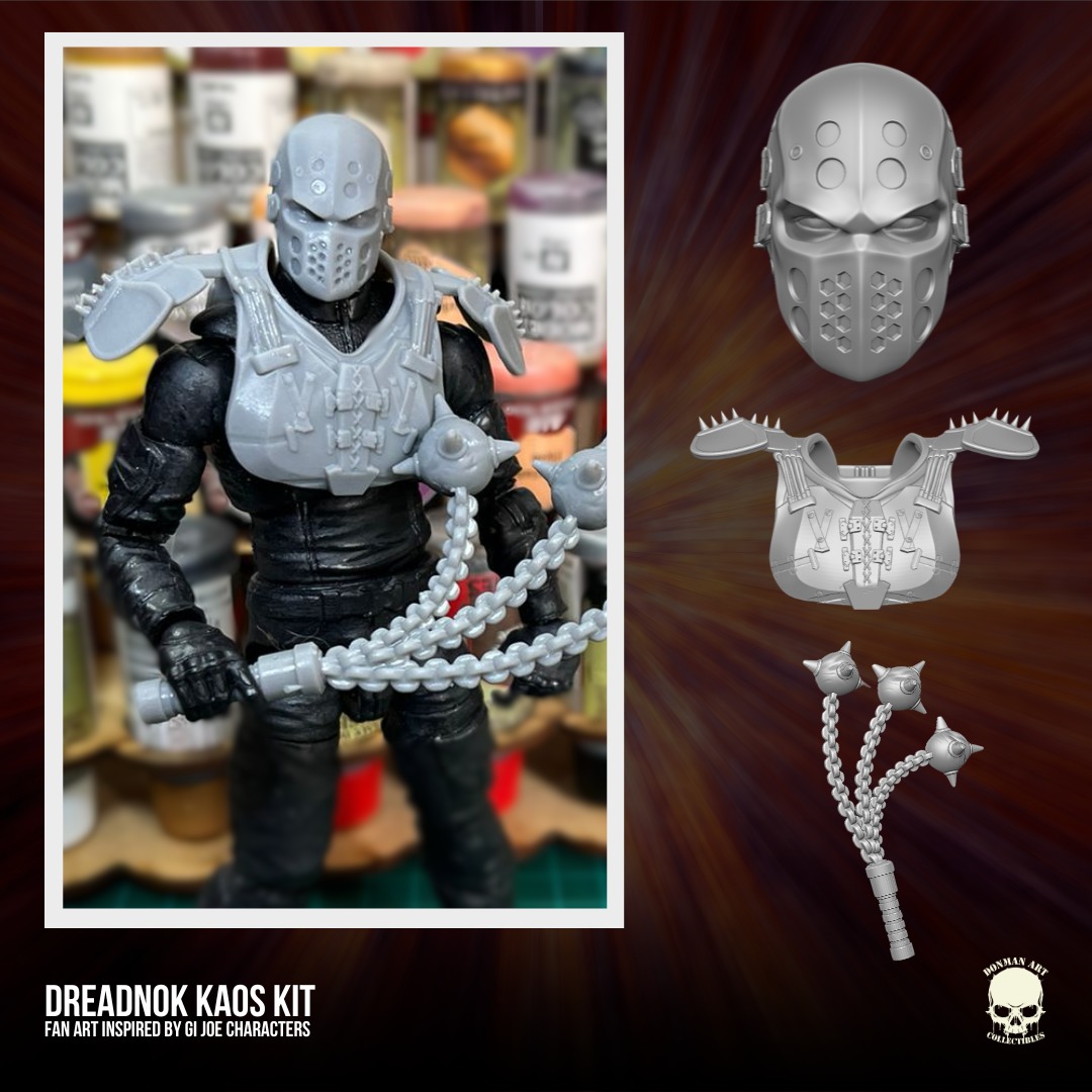 Kaos GI Joe Fan Art 3D printable File For Action Figures 3D print model_2