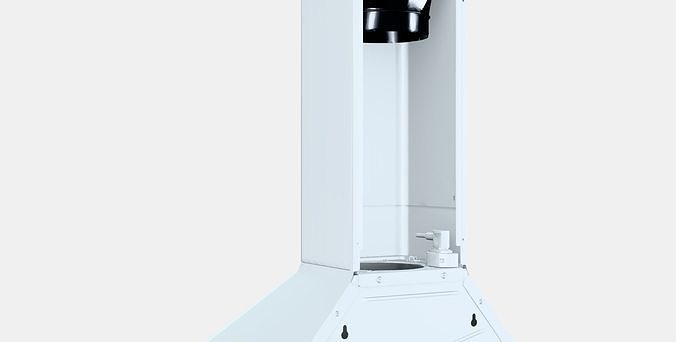MATTRADITION Wall mounted extractor hood Low-poly 3D model