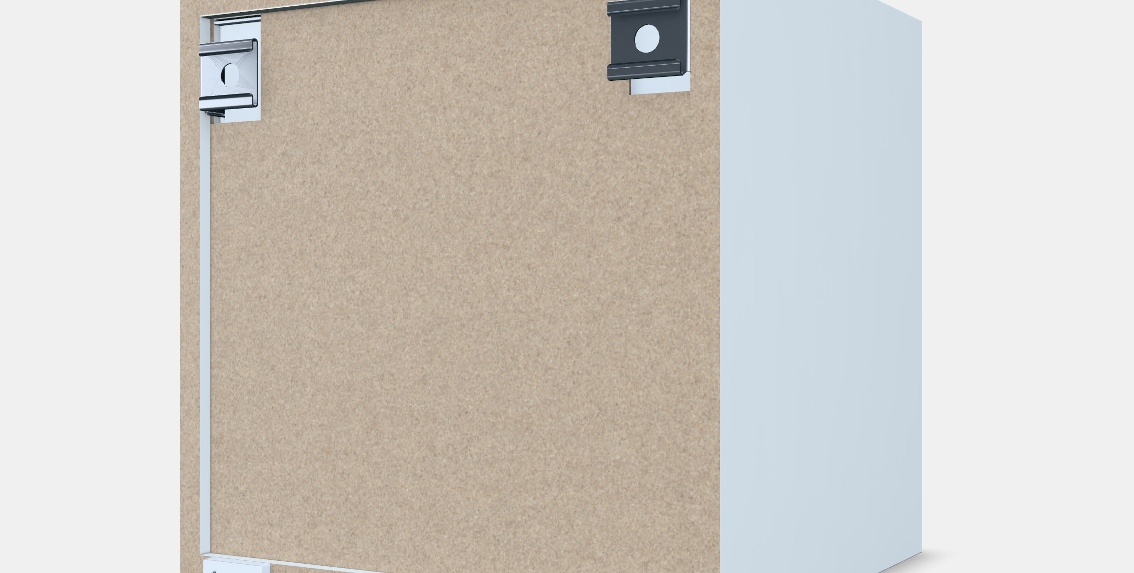 METOD Wall cabinet frame 2 Low-poly 3D model_12