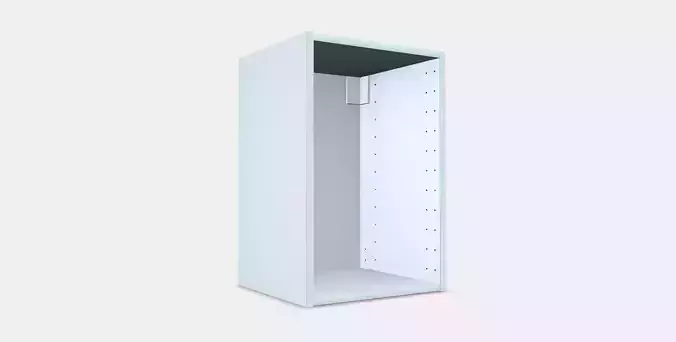 METOD Wall cabinet frame 3 Low-poly 3D model