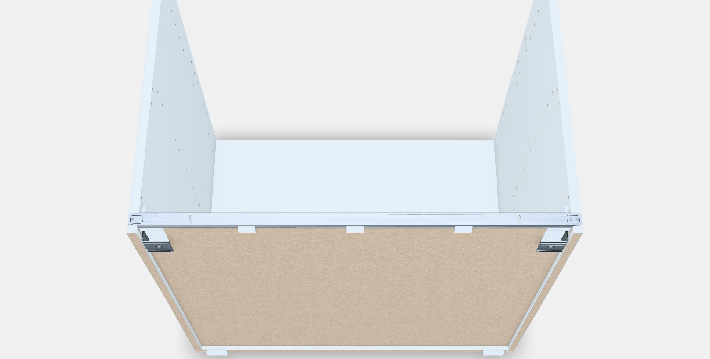 METOD Base cabinet frame Low-poly 3D model_3