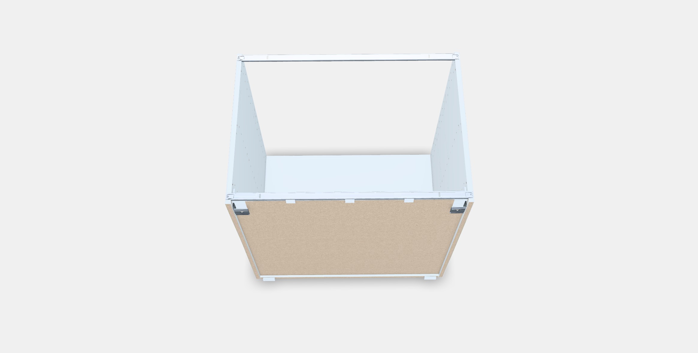 METOD Base cabinet frame Low-poly 3D model_2