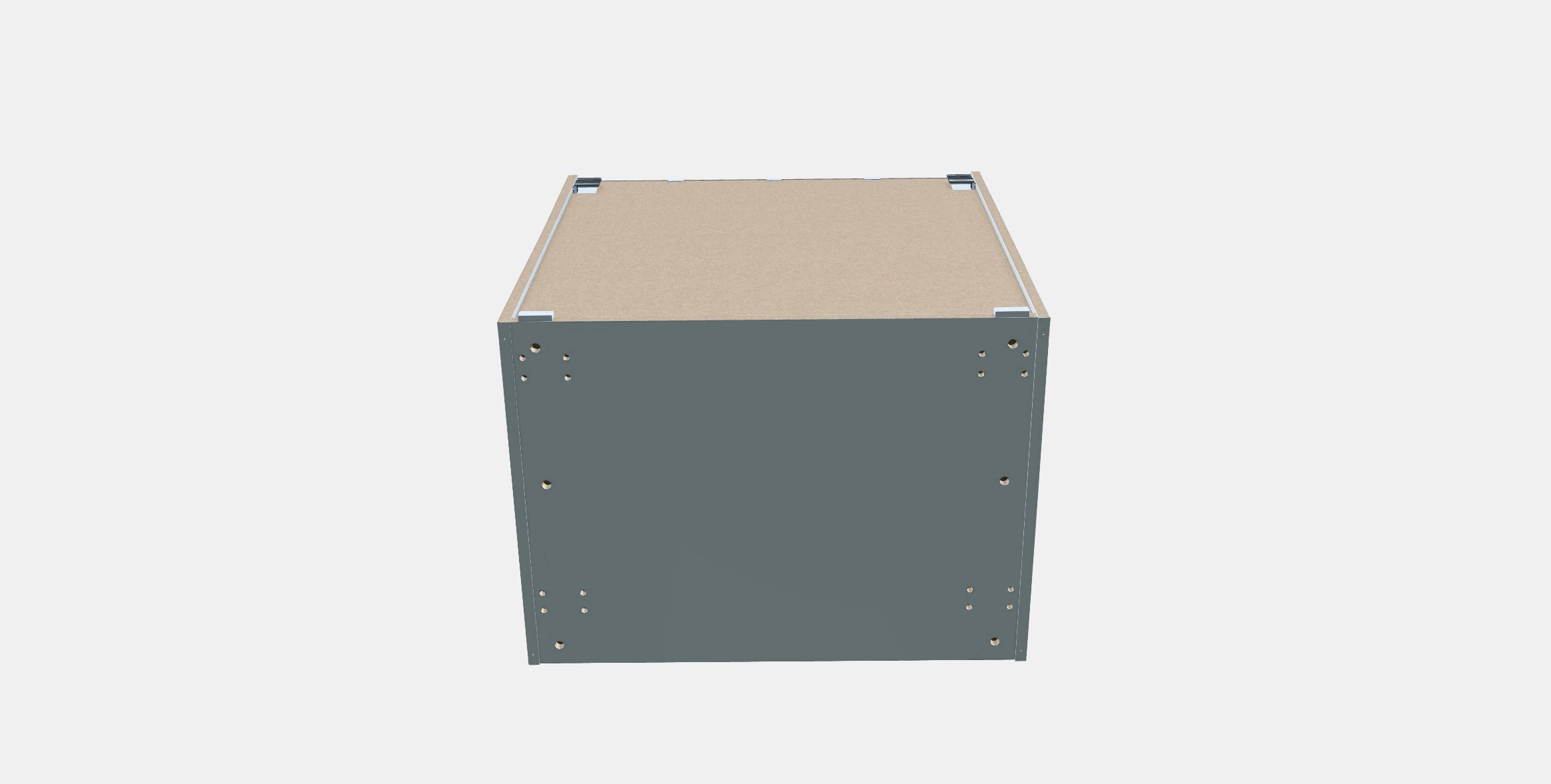 METOD Base cabinet frame Low-poly 3D model_4