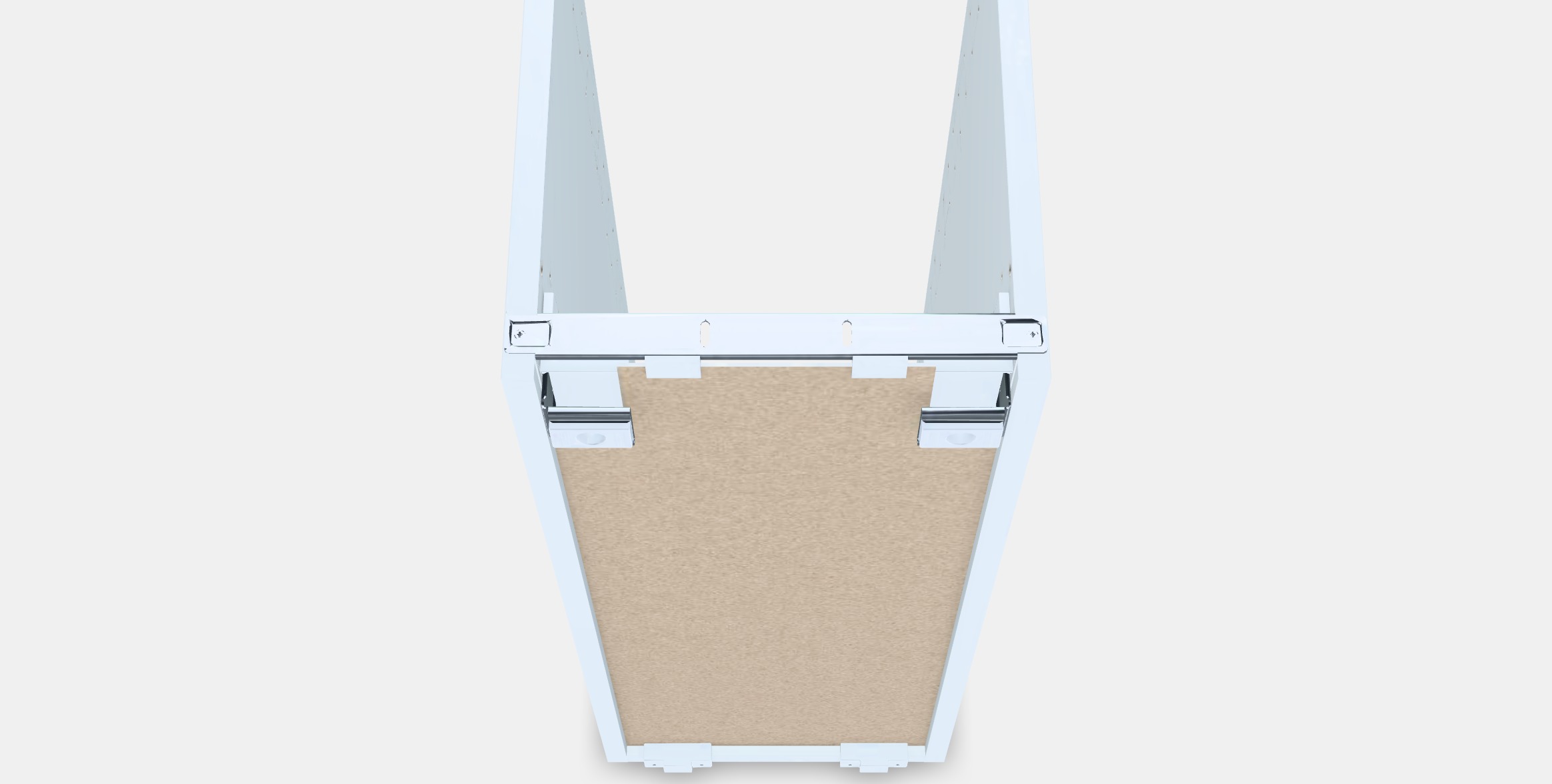 METOD Base cabinet frame 1 Low-poly 3D model_3