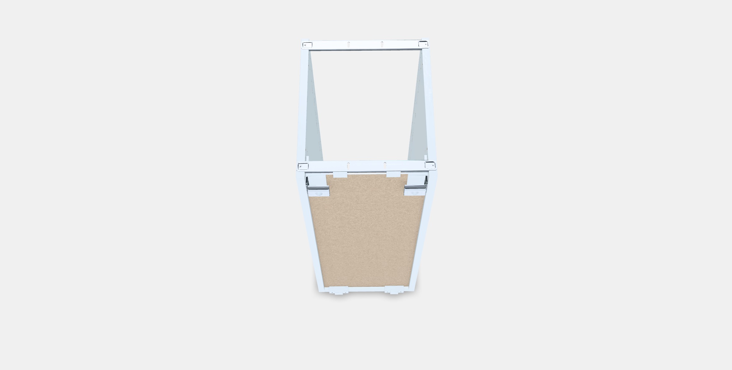METOD Base cabinet frame 1 Low-poly 3D model_2