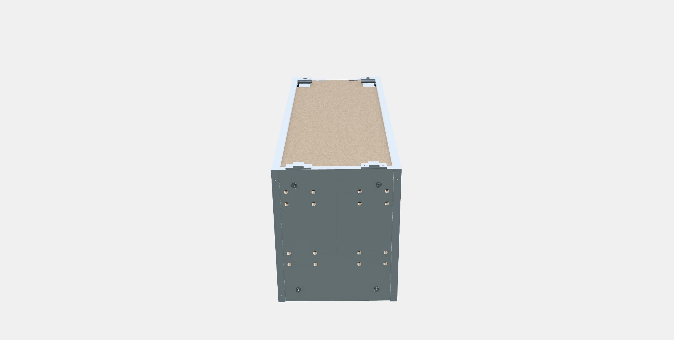 METOD Base cabinet frame 1 Low-poly 3D model_5