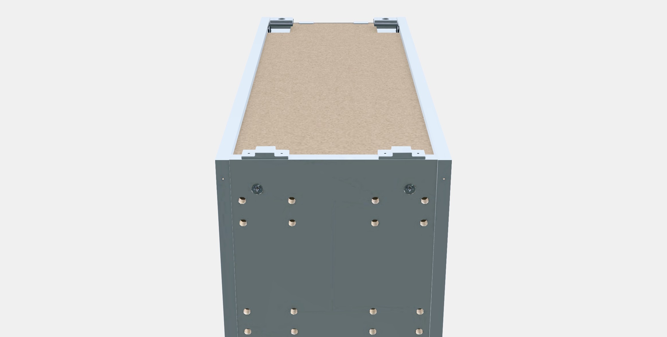 METOD Base cabinet frame 1 Low-poly 3D model_8