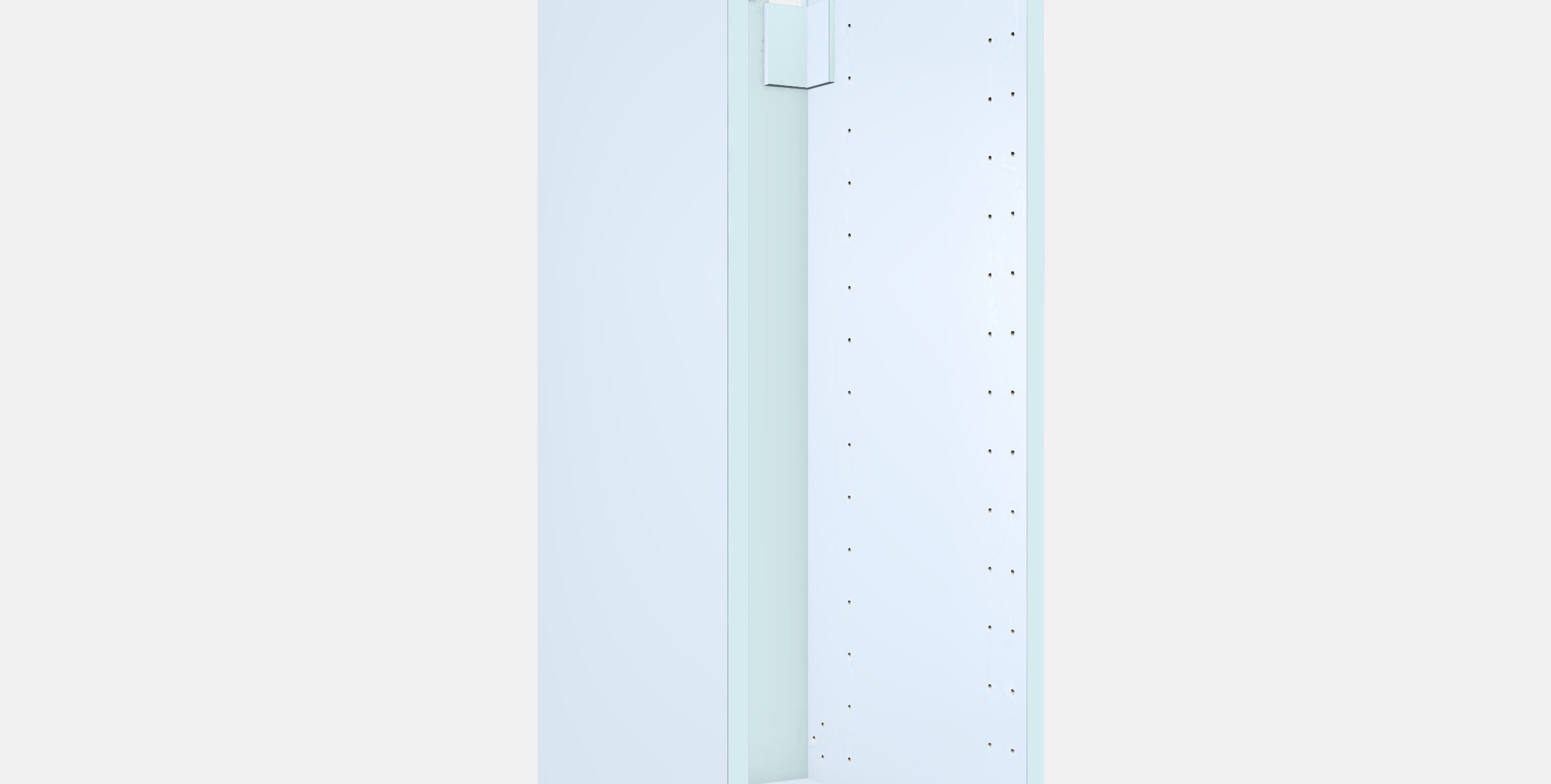 METOD Base cabinet frame 1 Low-poly 3D model_9