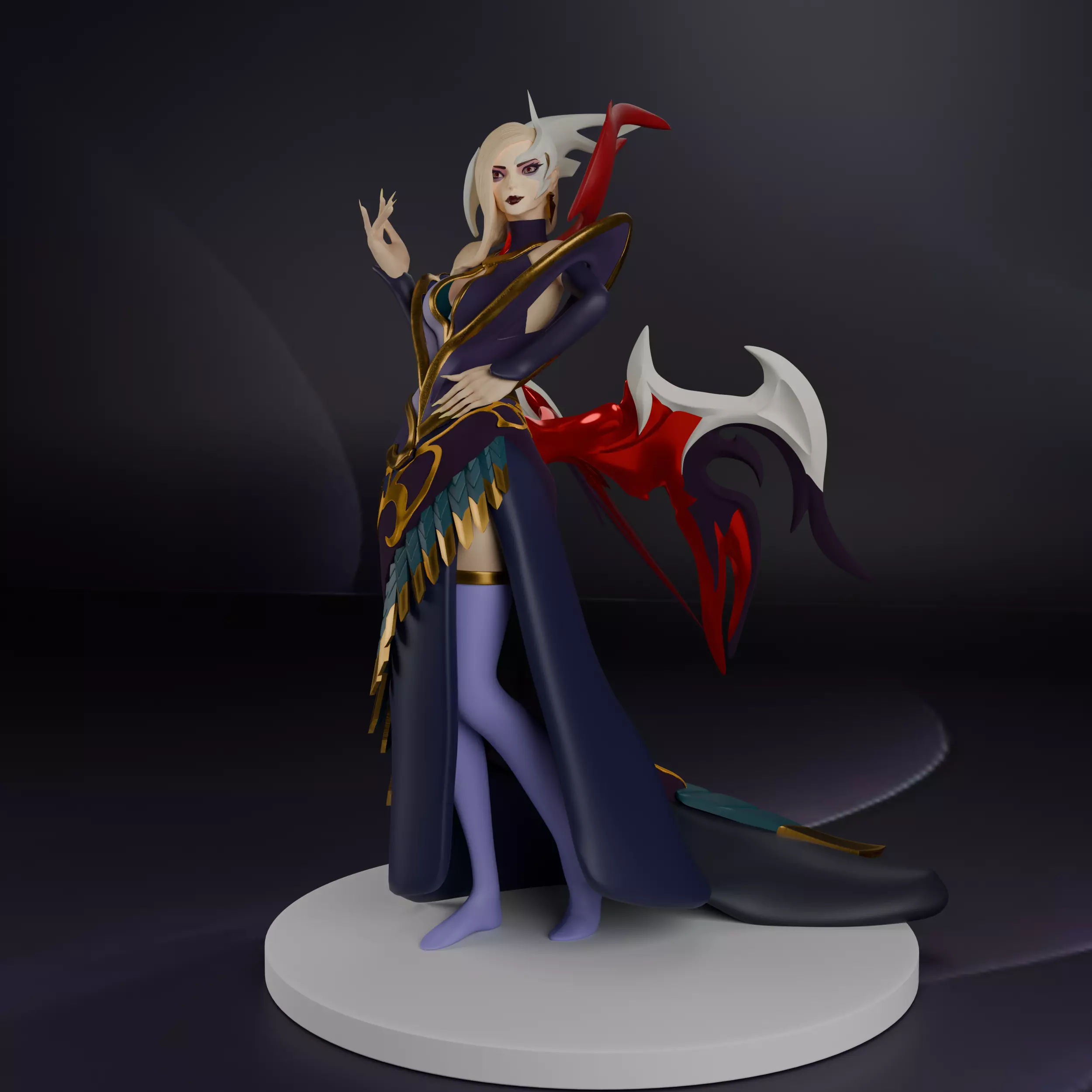 Coven Morgana From League of Legends Ready For Printing 3D print model
