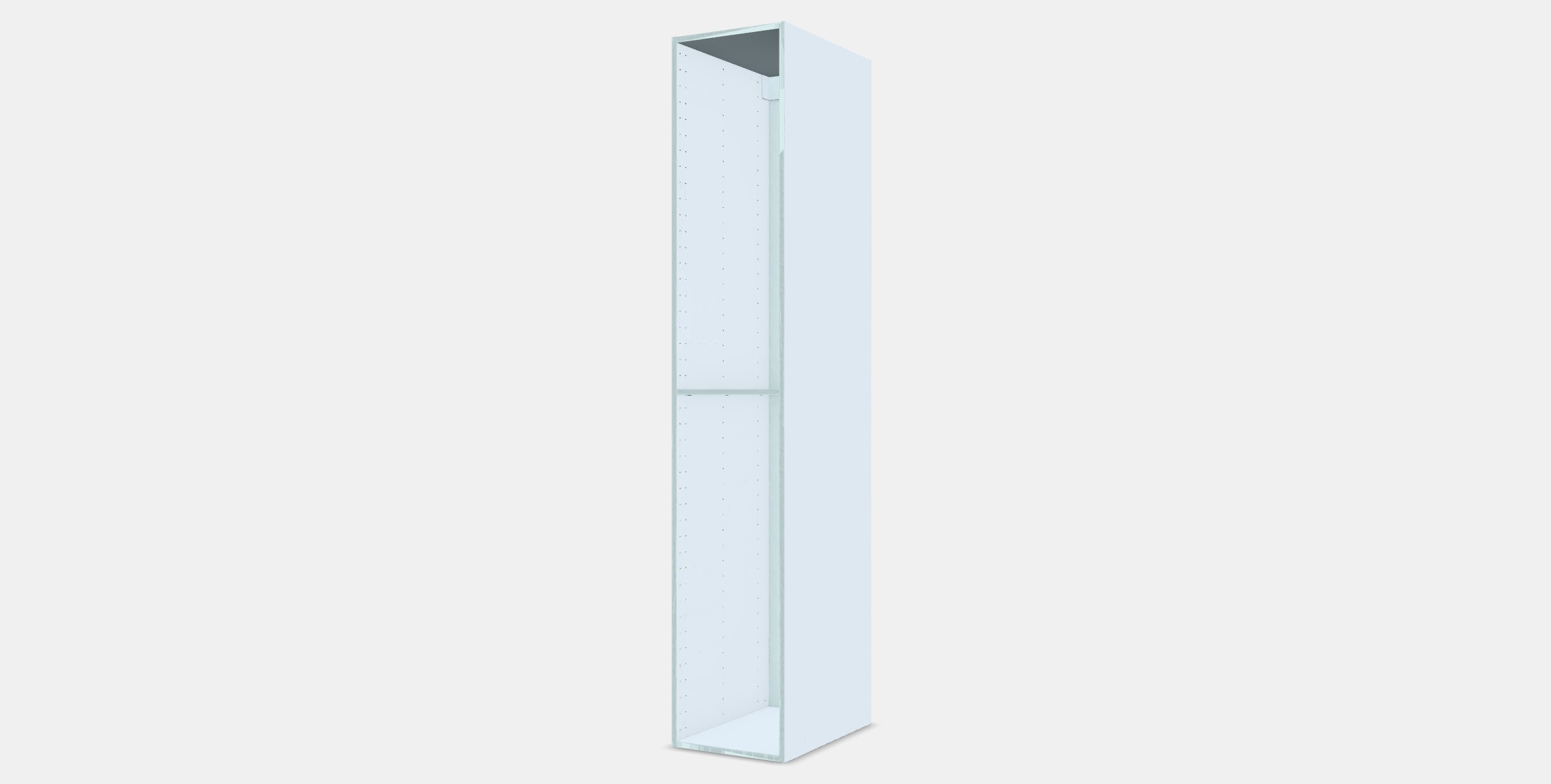 METOD High cabinet frame 2 Low-poly 3D model_12