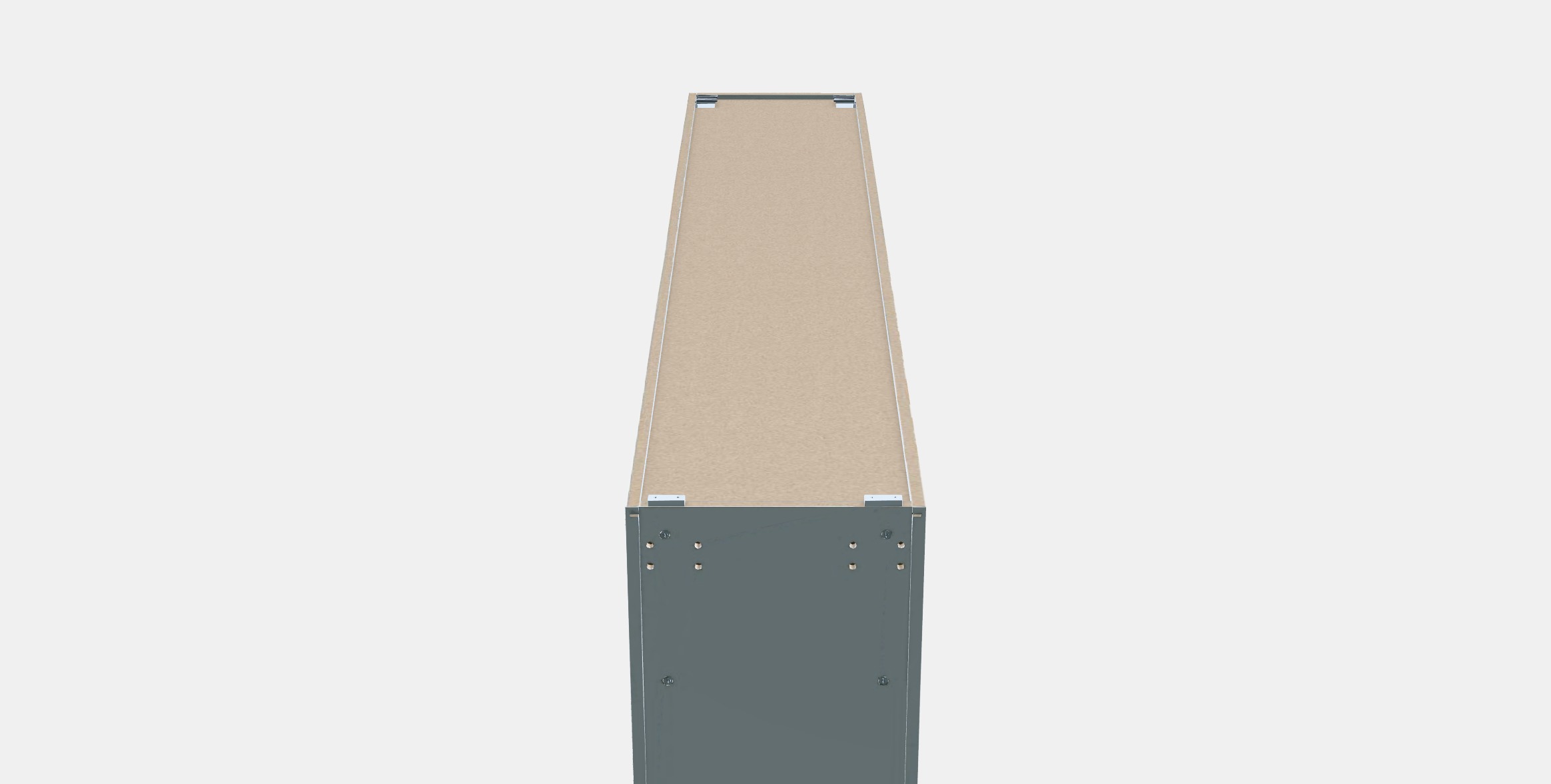 METOD High cabinet frame 2 Low-poly 3D model_8