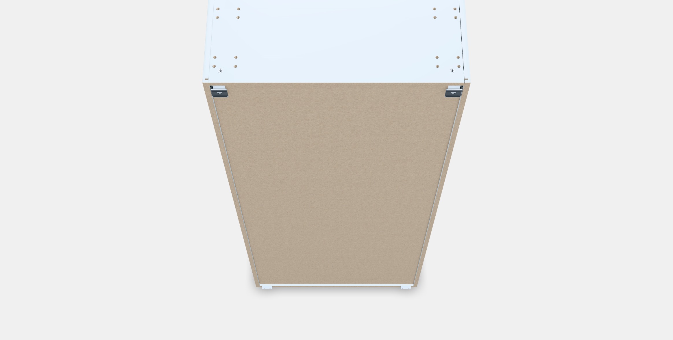 METOD High cabinet frame 4 Low-poly 3D model_5