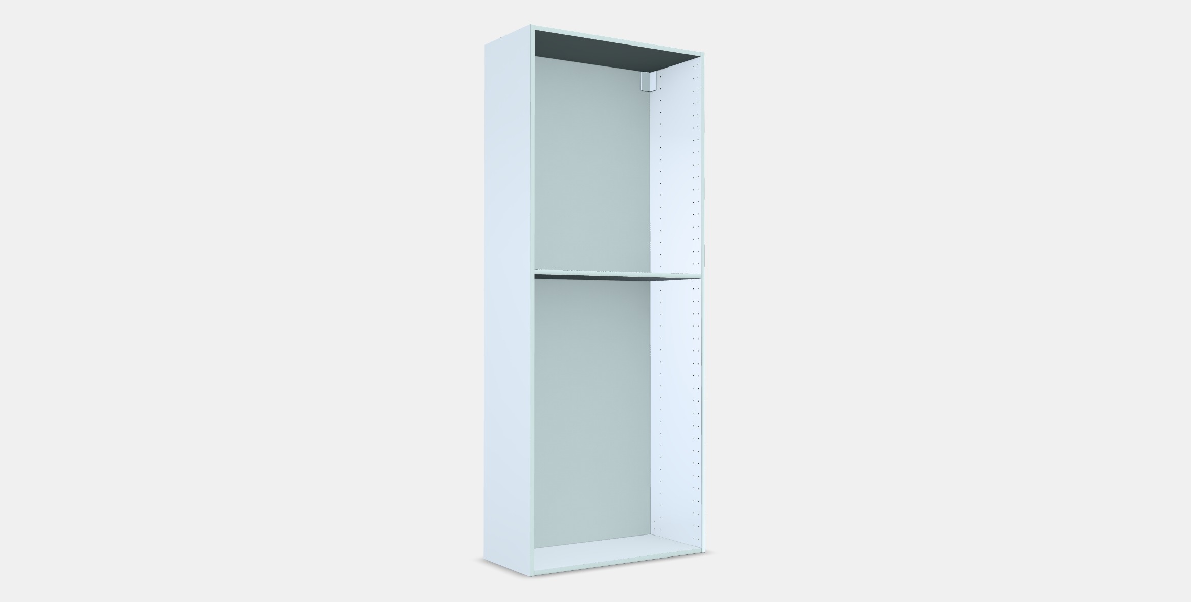 METOD High cabinet frame 4 Low-poly 3D model_2