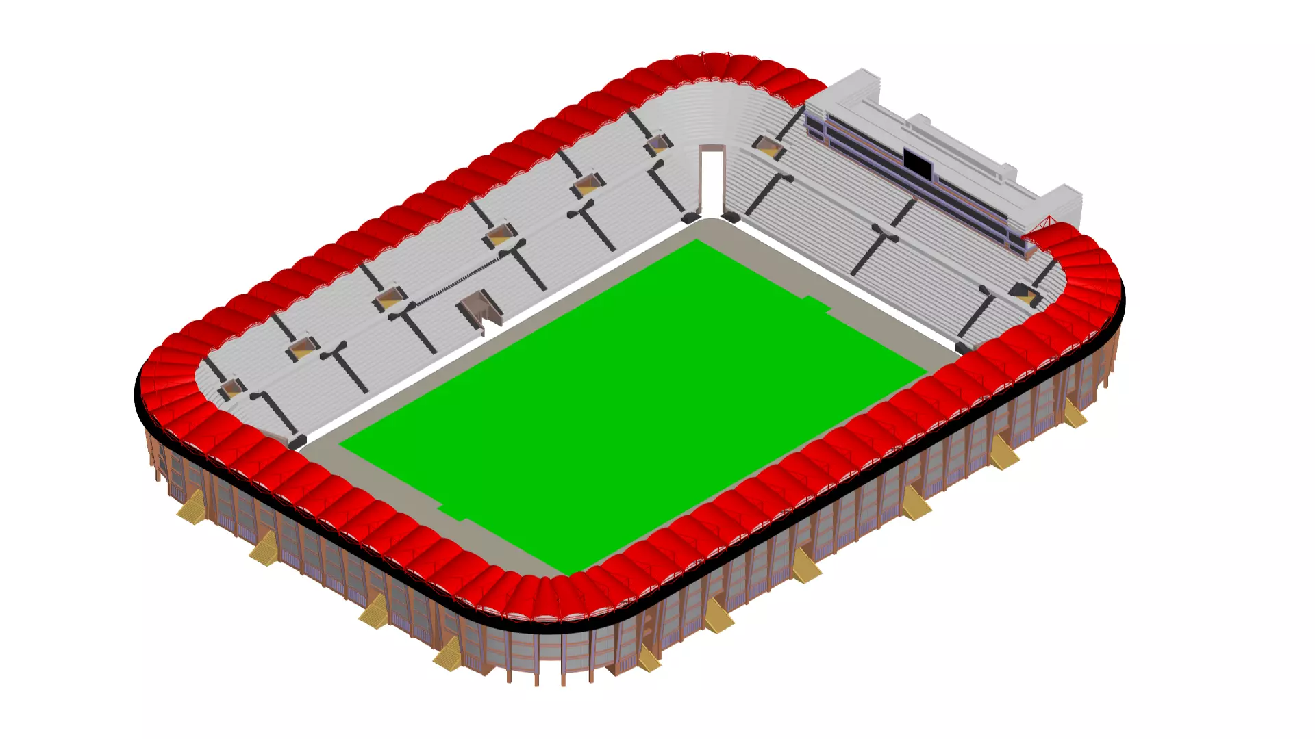 Stadium 3D model_0