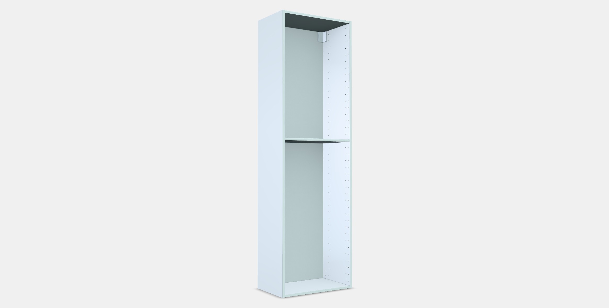 METOD High cabinet frame 7 Low-poly 3D model_2
