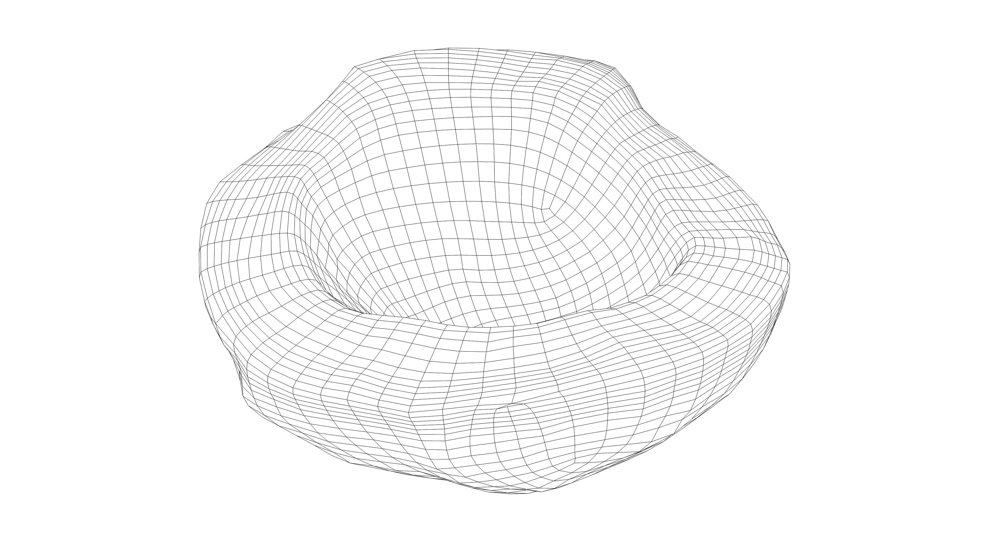 Photorealistic 3D scan of half a coconut Low-poly 3D model_15