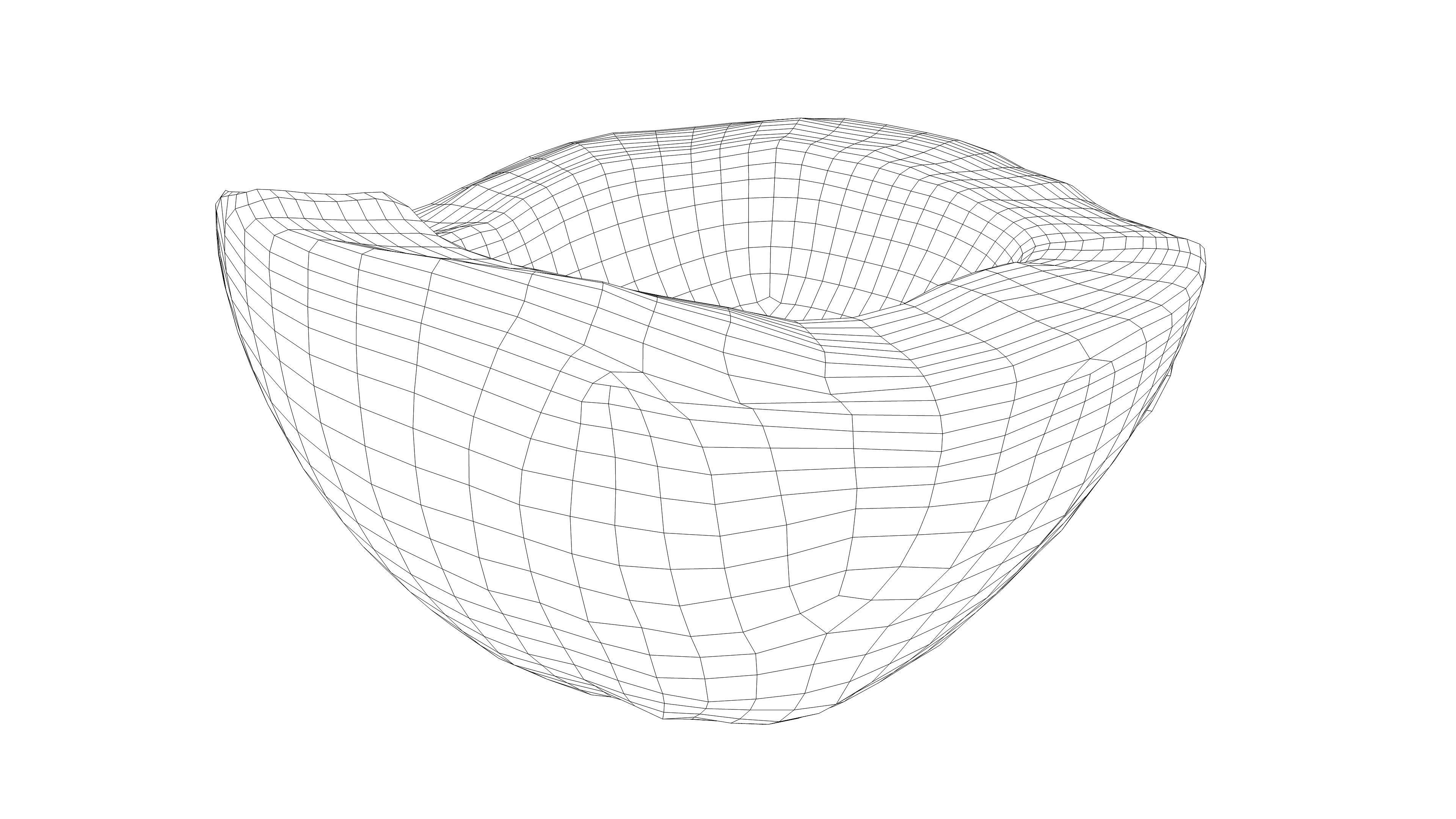 Photorealistic 3D scan of half a coconut Low-poly 3D model_19