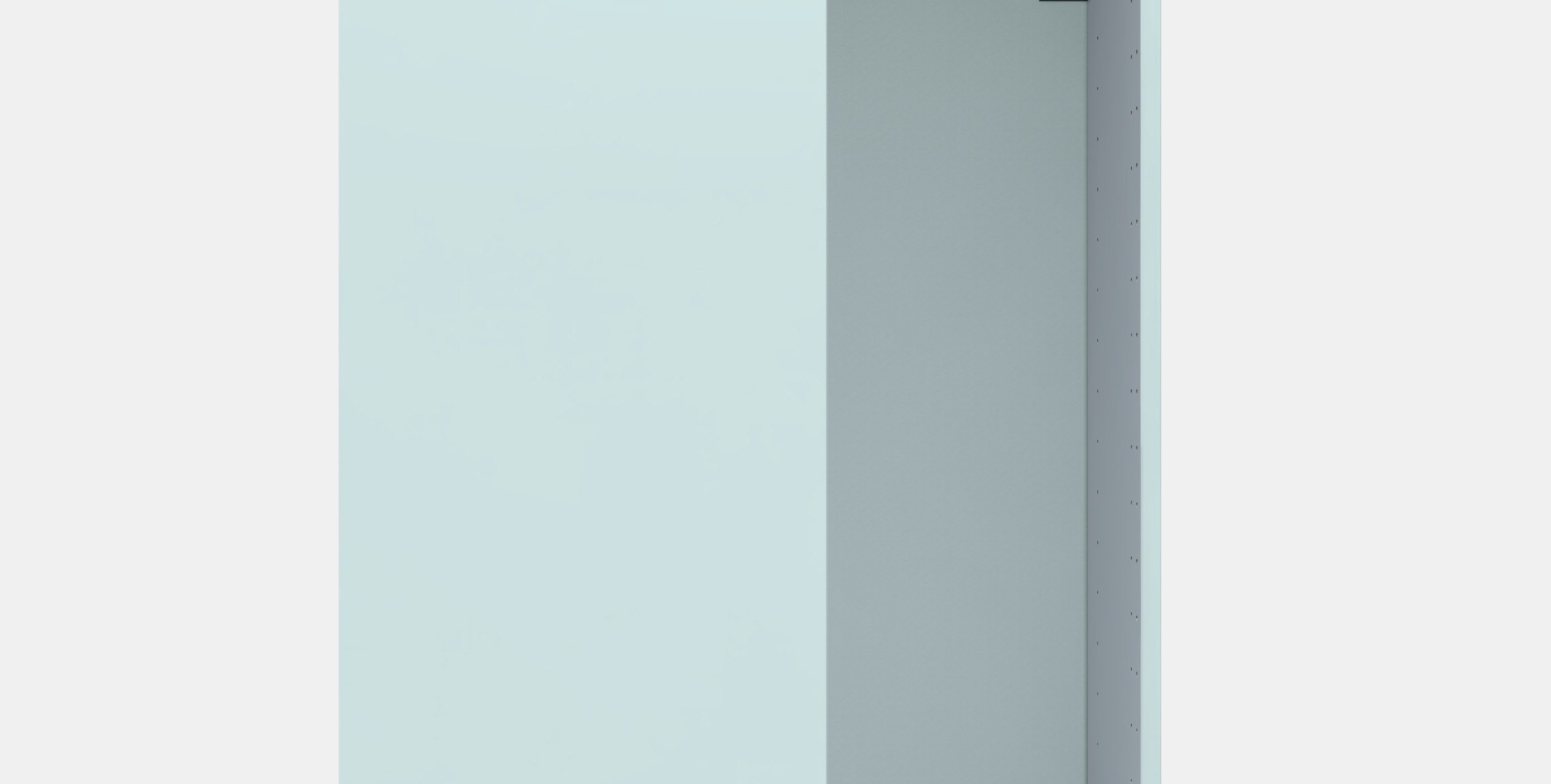 METOD Corner wall cabinet frame 1 Low-poly 3D model_10