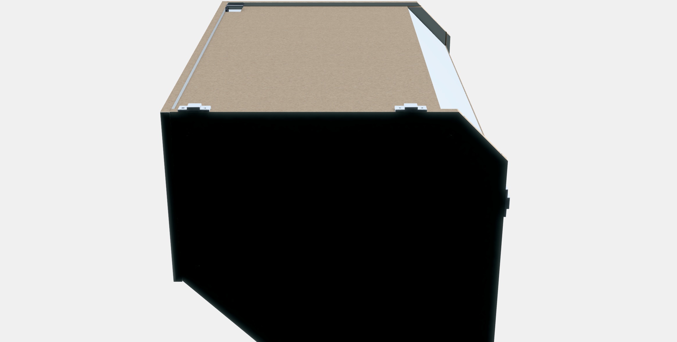 METOD Corner wall cabinet frame 1 Low-poly 3D model_7