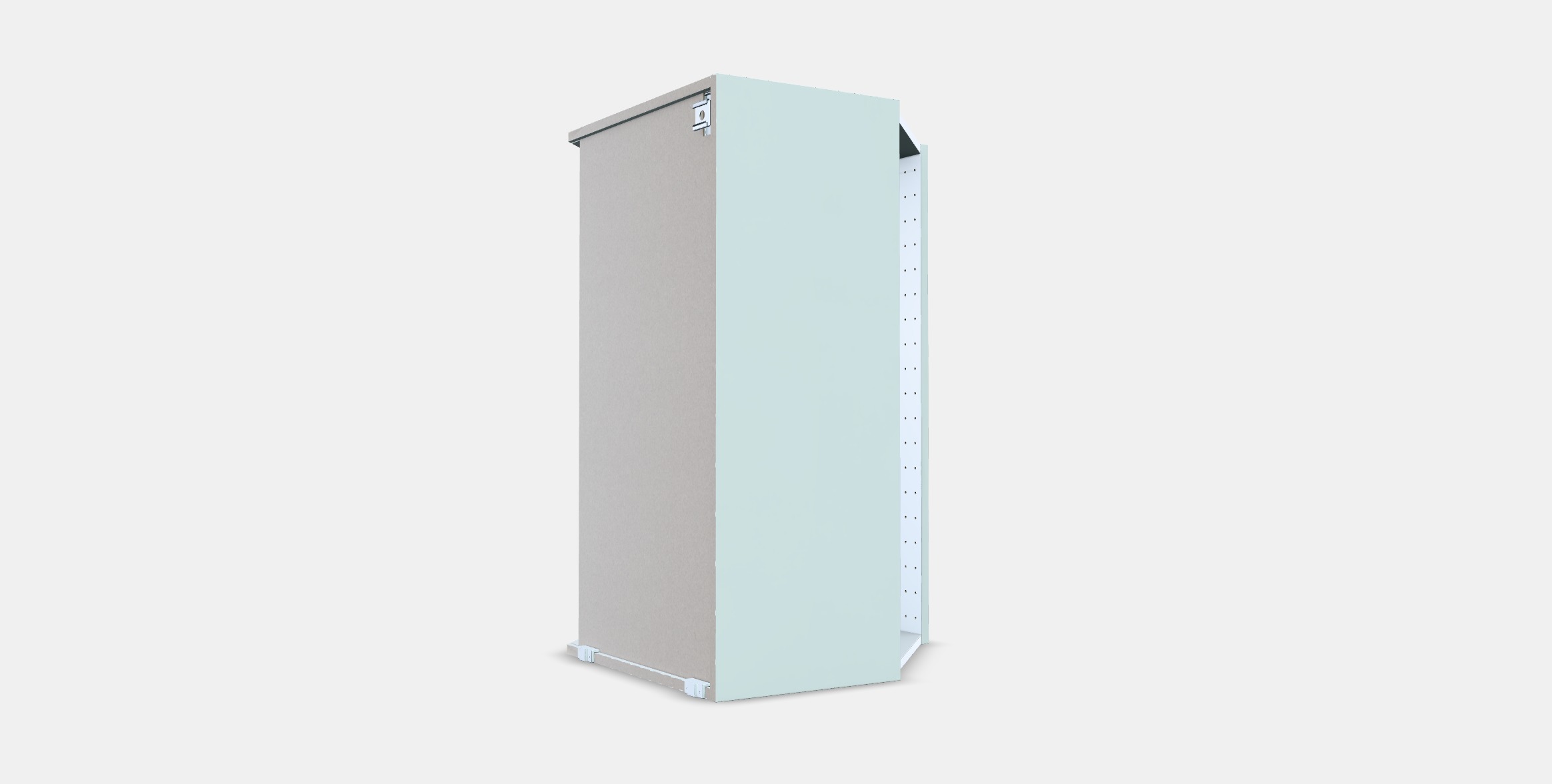 METOD Corner wall cabinet frame 1 Low-poly 3D model_5
