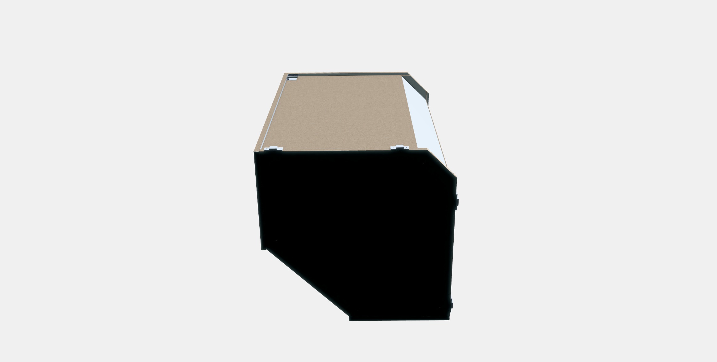 METOD Corner wall cabinet frame 1 Low-poly 3D model_4