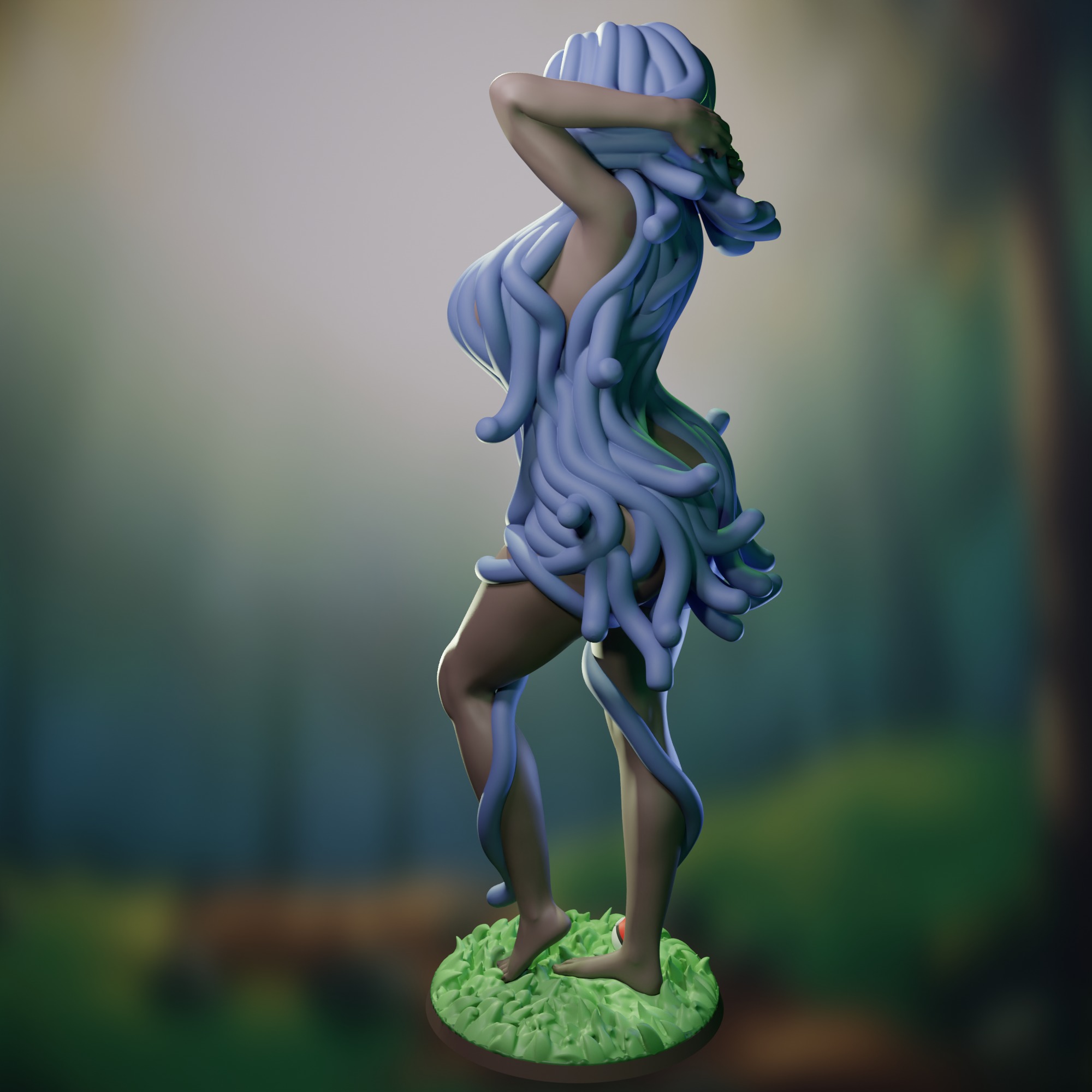 Tangela from Pokemon 3D print model_6