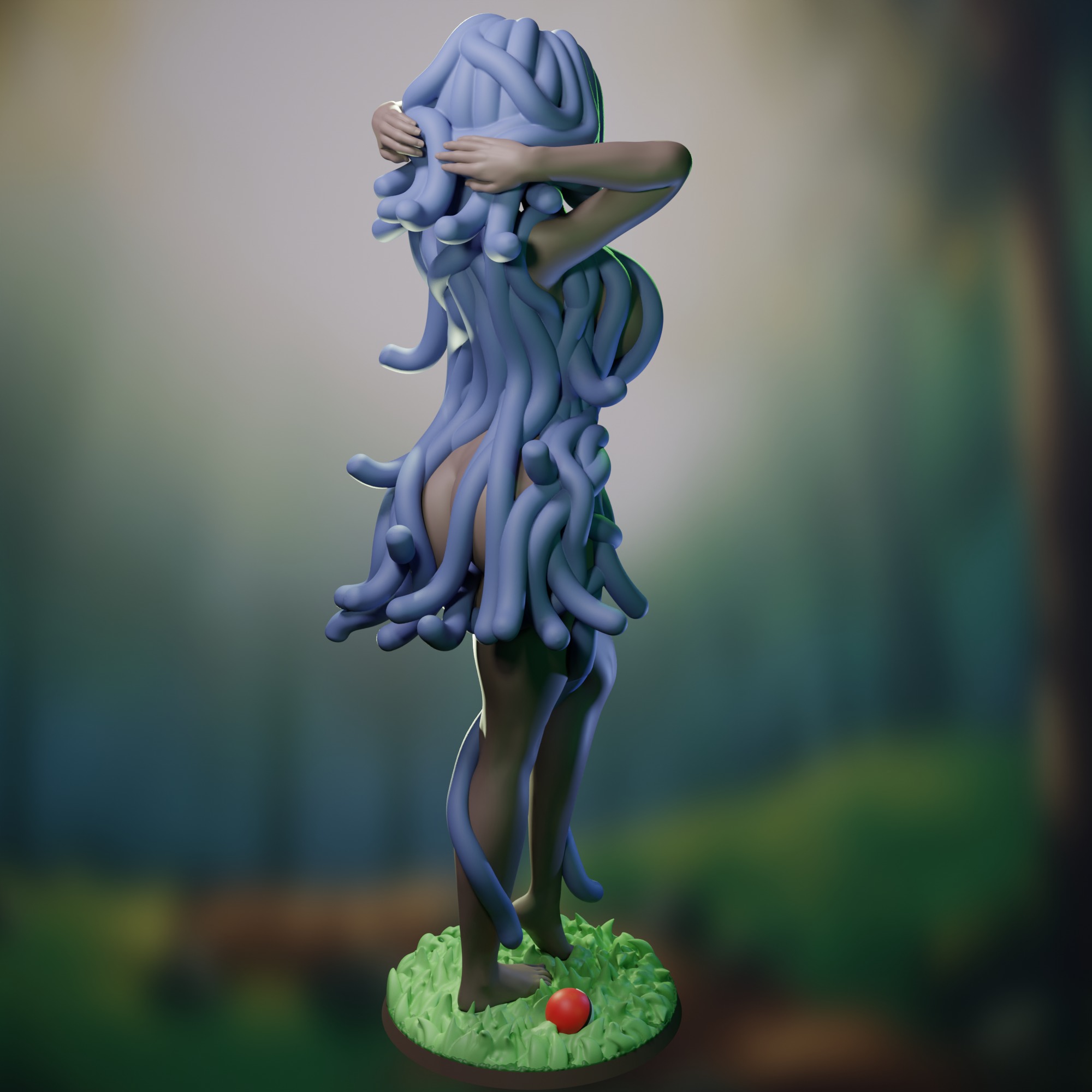 Tangela from Pokemon 3D print model_4