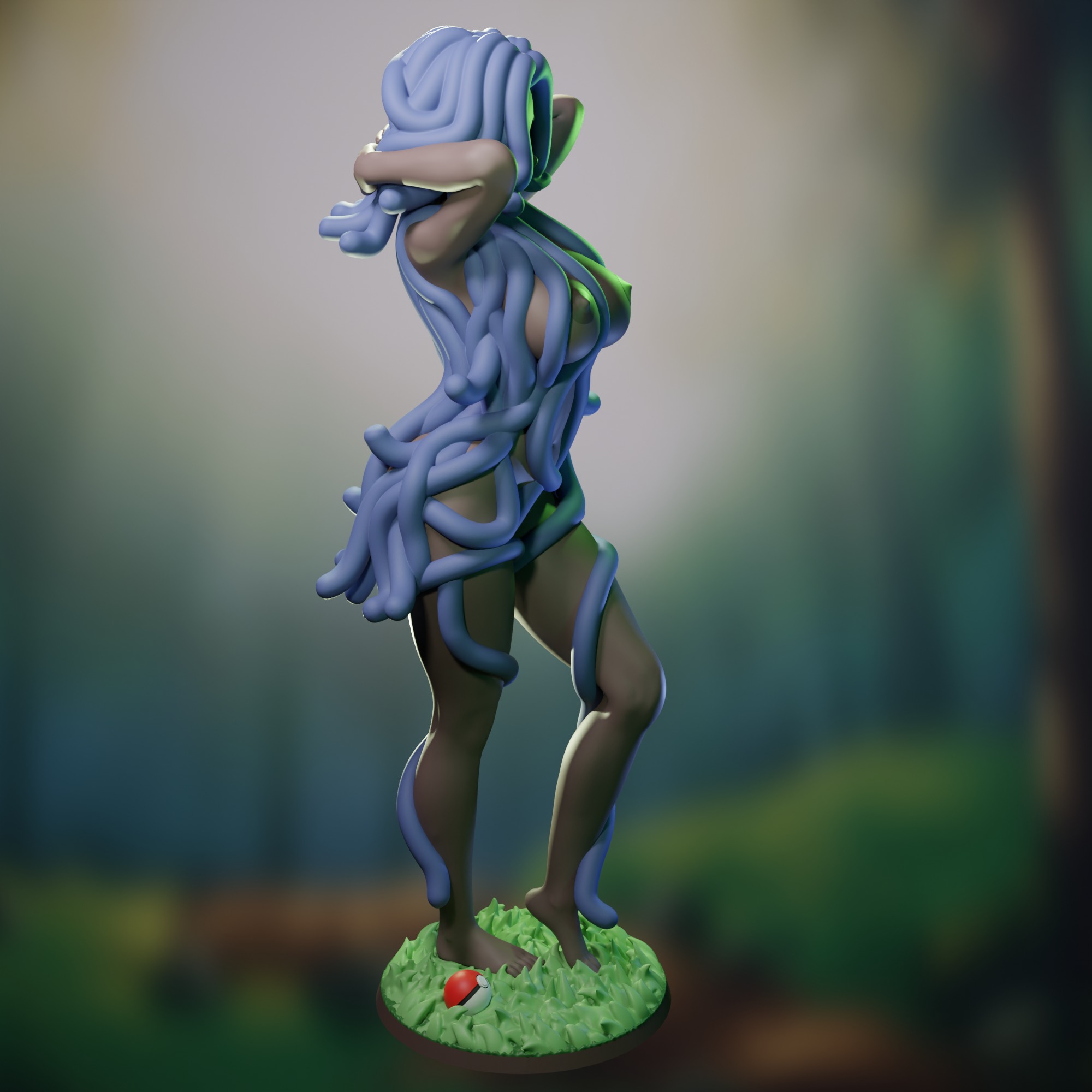 Tangela from Pokemon 3D print model_17