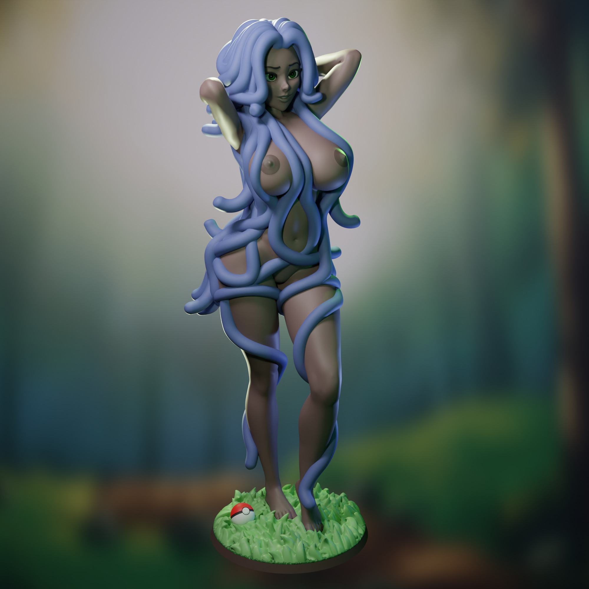 Tangela from Pokemon 3D print model_15