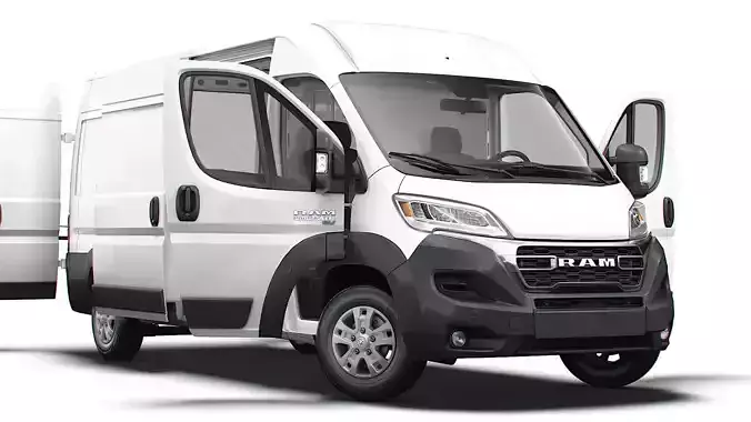 RAM Promaster e Van L3H2 HQ Interior 2025