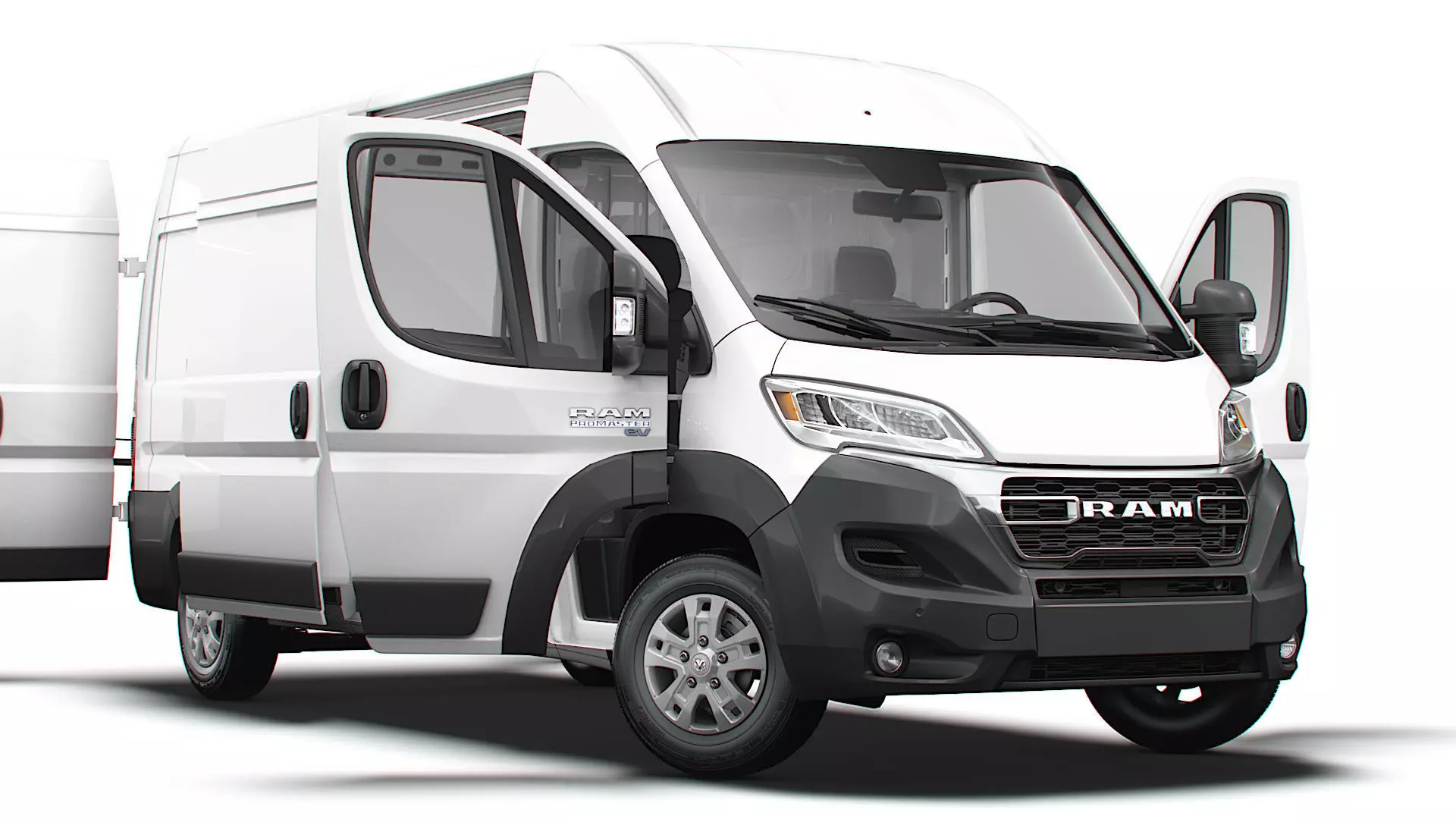 RAM Promaster e Van L3H2 HQ Interior 2025 3D model
